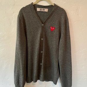 Commes des Garcons - Knit Cardigan Red Heart